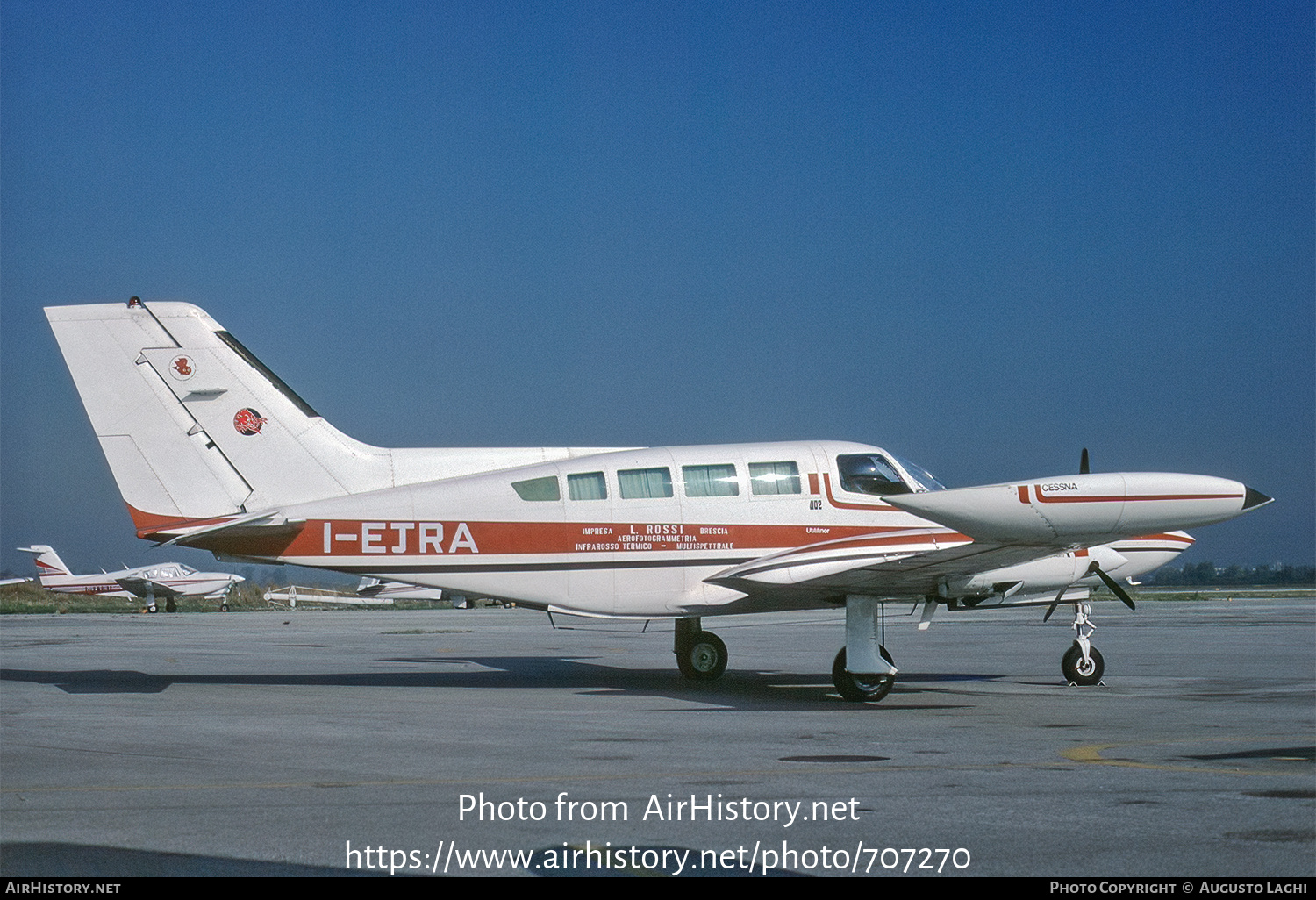 Aircraft Photo of I-EJRA | Cessna 402B Utililiner | Rossi Aerofotogrammetria Brescia | AirHistory.net #707270