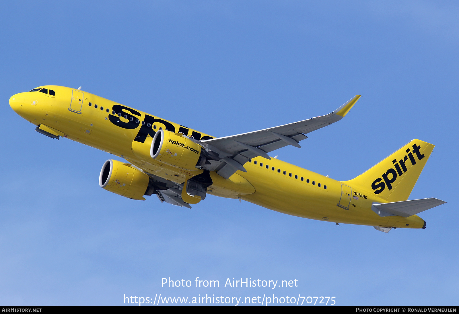 Aircraft Photo of N951NK | Airbus A320-271N | Spirit Airlines | AirHistory.net #707275