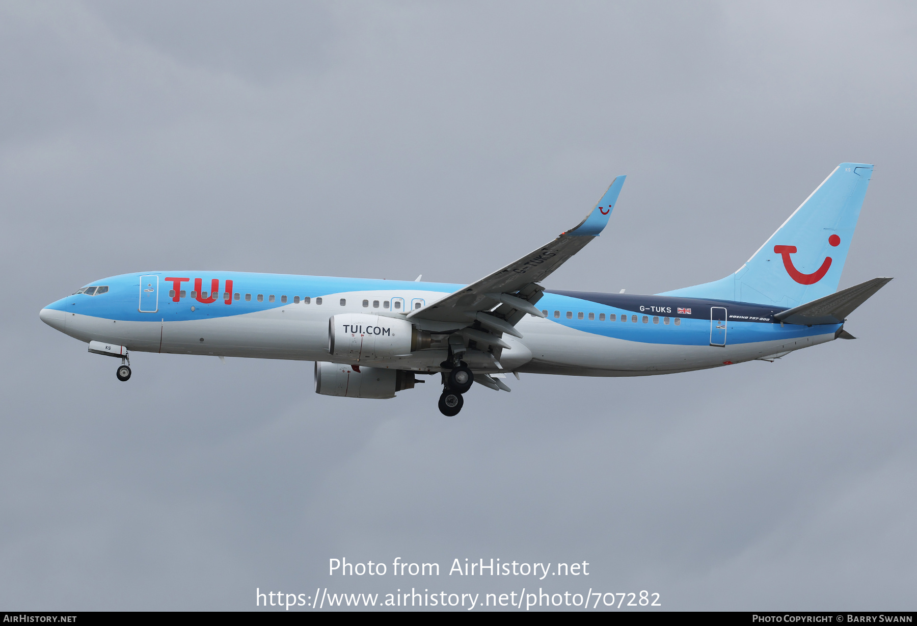 Aircraft Photo of G-TUKS | Boeing 737-8K5 | TUI | AirHistory.net #707282