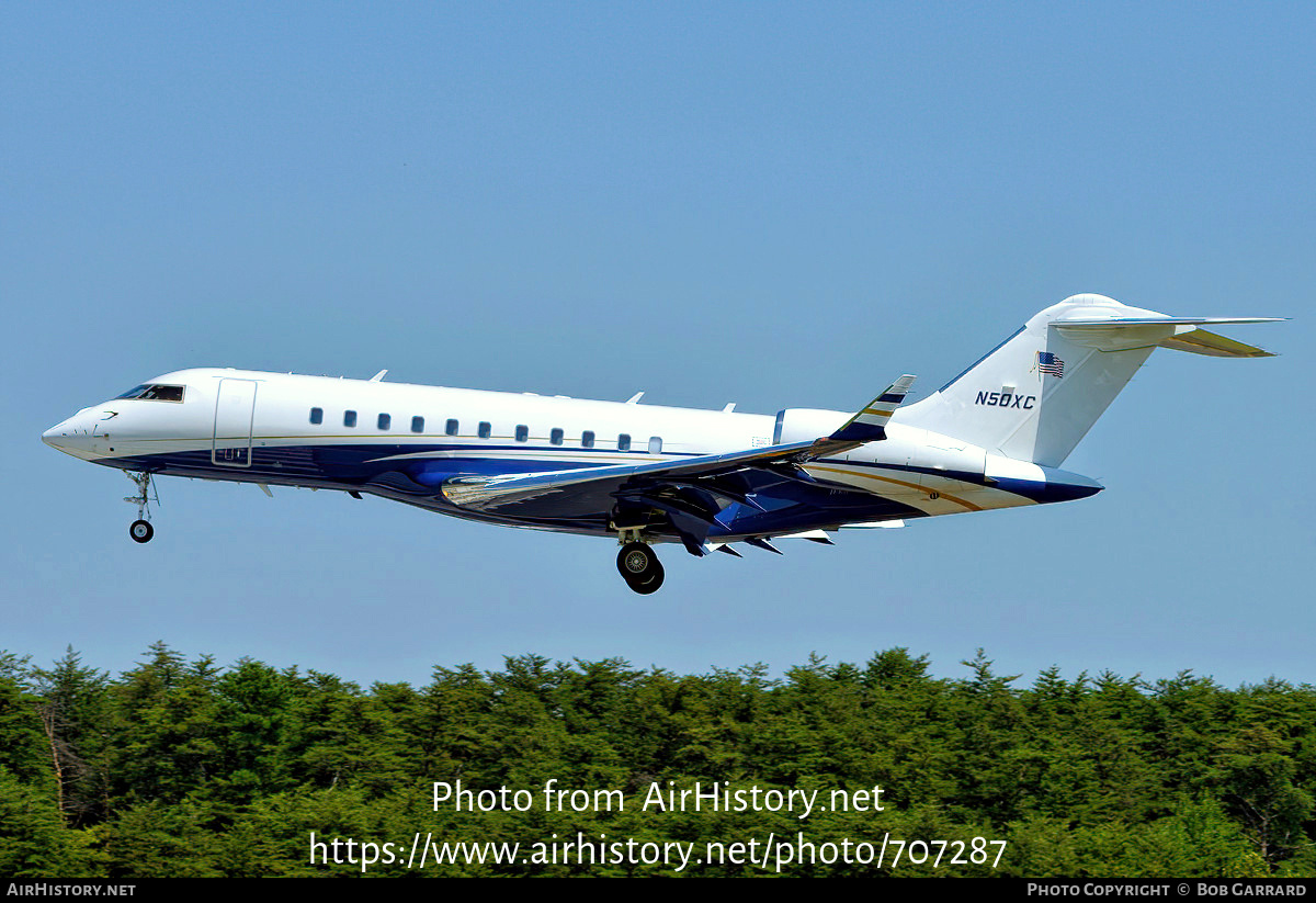 Aircraft Photo of N50XC | Bombardier Global 5000 (BD-700-1A11) | AirHistory.net #707287