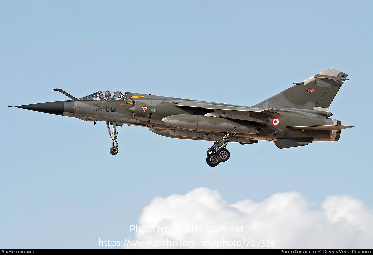 Aircraft Photo of 658 | Dassault Mirage F1CR | France - Air Force | AirHistory.net #707333