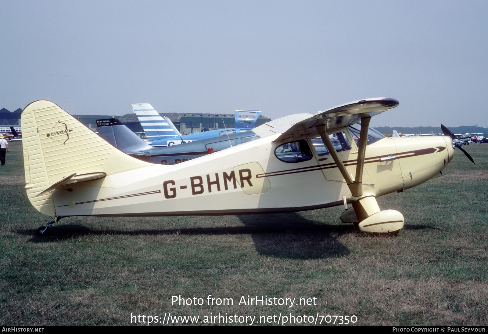 Aircraft Photo of G-BHMR | Stinson 108-3 Voyager | AirHistory.net #707350