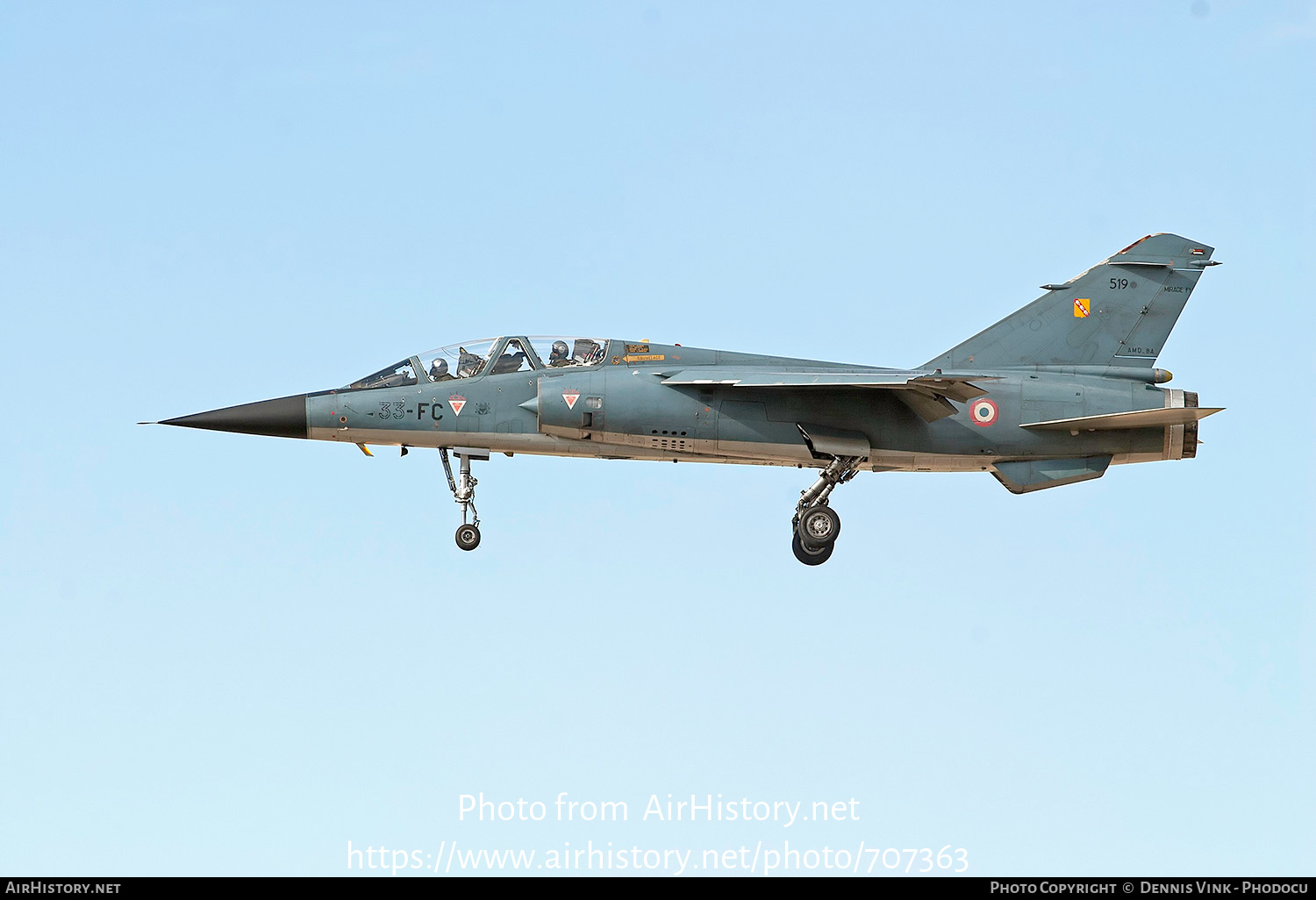 Aircraft Photo of 519 | Dassault Mirage F1B | France - Air Force | AirHistory.net #707363