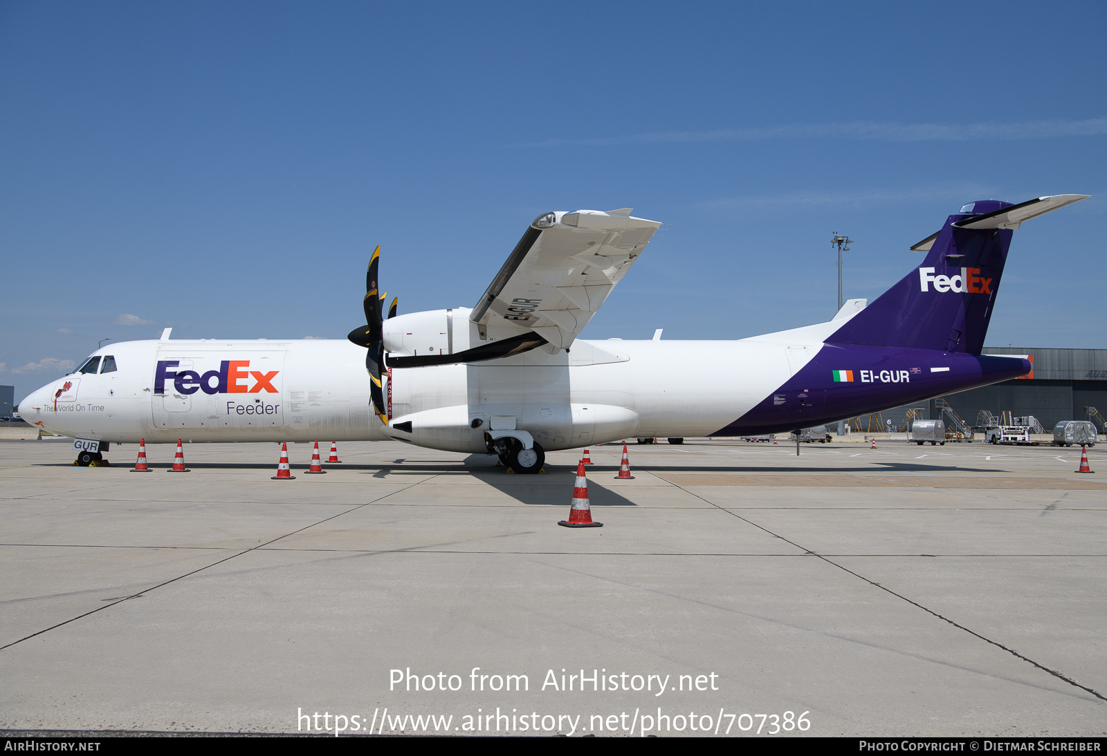 Aircraft Photo of EI-GUR | ATR ATR-72-600F (ATR-72-212A) | FedEx Feeder | AirHistory.net #707386