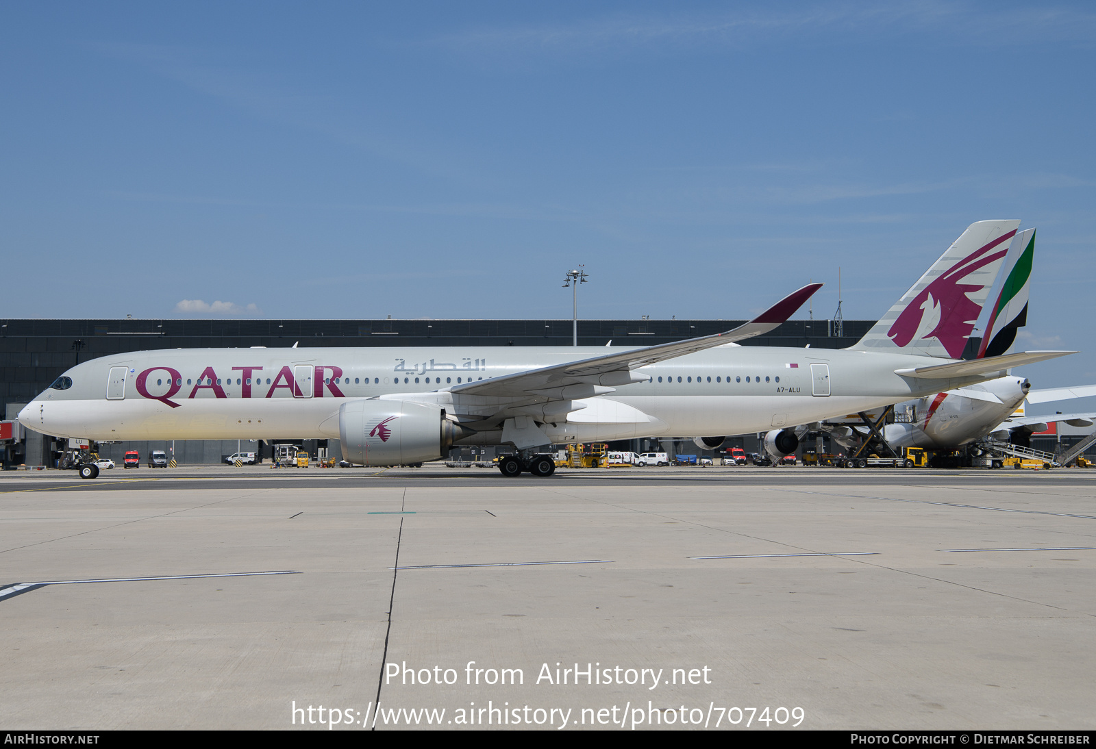 Aircraft Photo of A7-ALU | Airbus A350-941 | Qatar Airways | AirHistory.net #707409