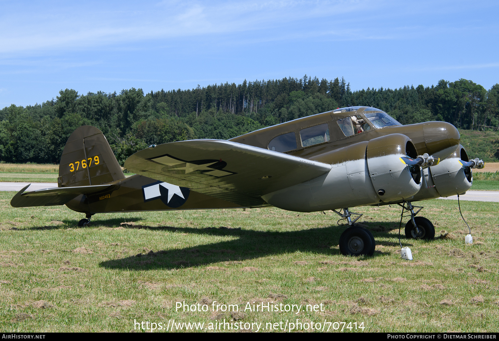 Aircraft Photo of N60453 / 37679 | Cessna T-50 Bobcat | USA - Air Force | AirHistory.net #707414