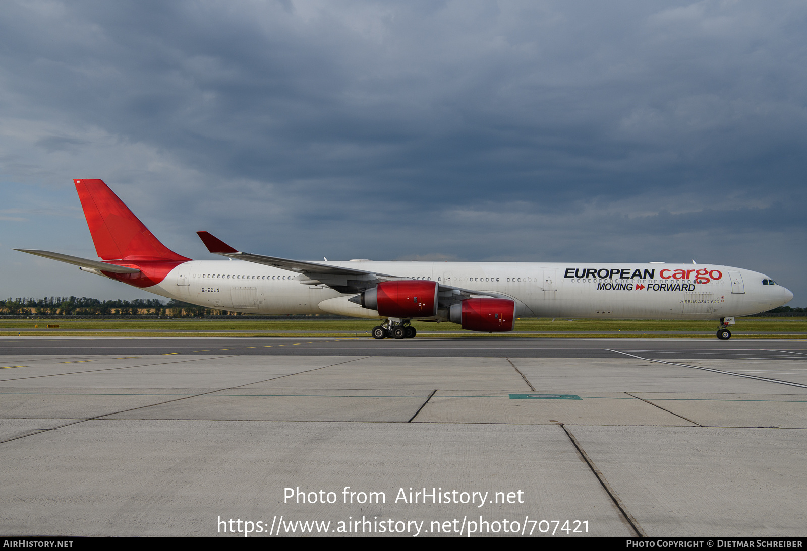 Aircraft Photo of G-ECLN | Airbus A340-642 | European Cargo | AirHistory.net #707421