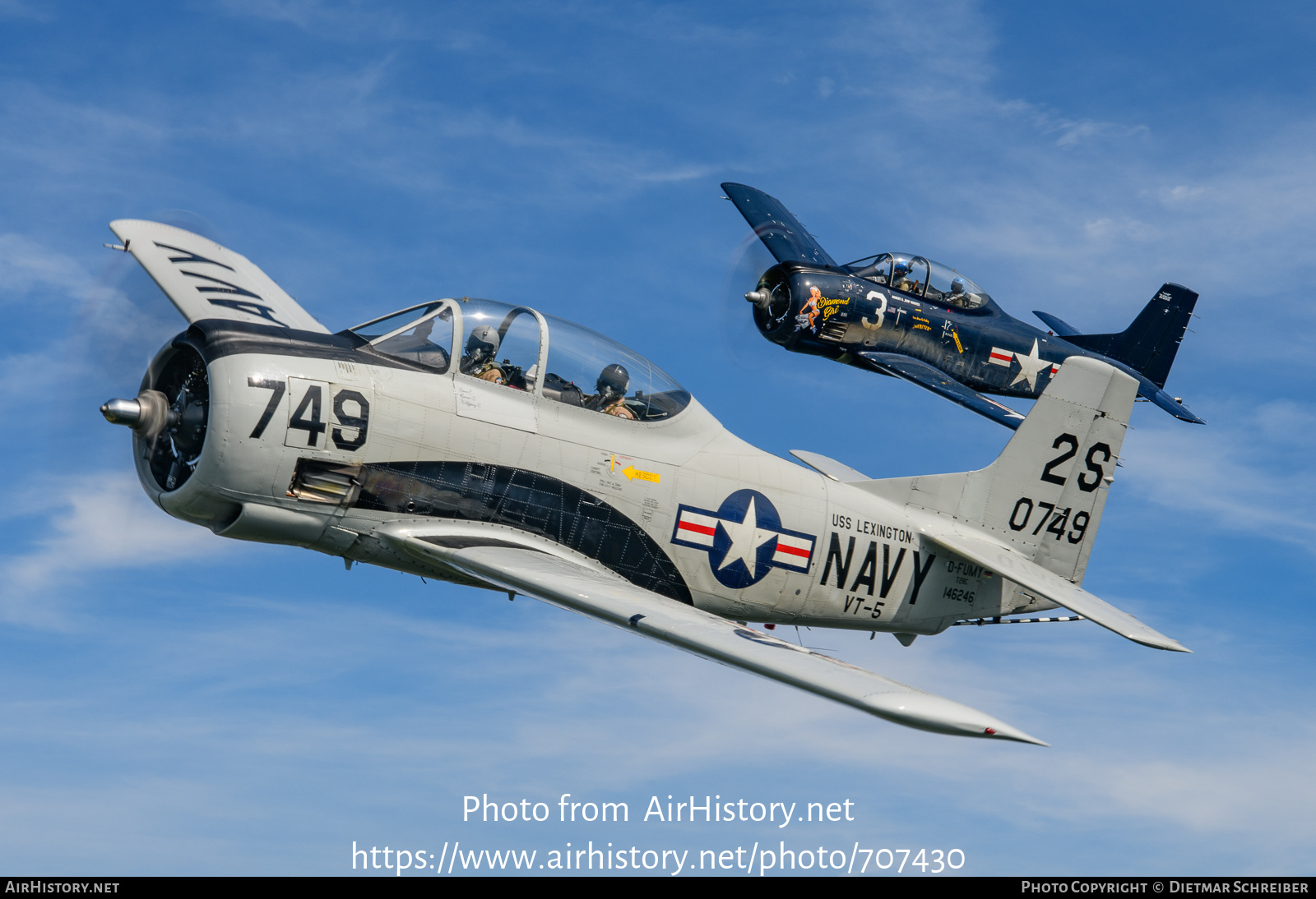 Aircraft Photo of D-FUMY / 146246 | North American T-28C Trojan | USA - Navy | AirHistory.net #707430