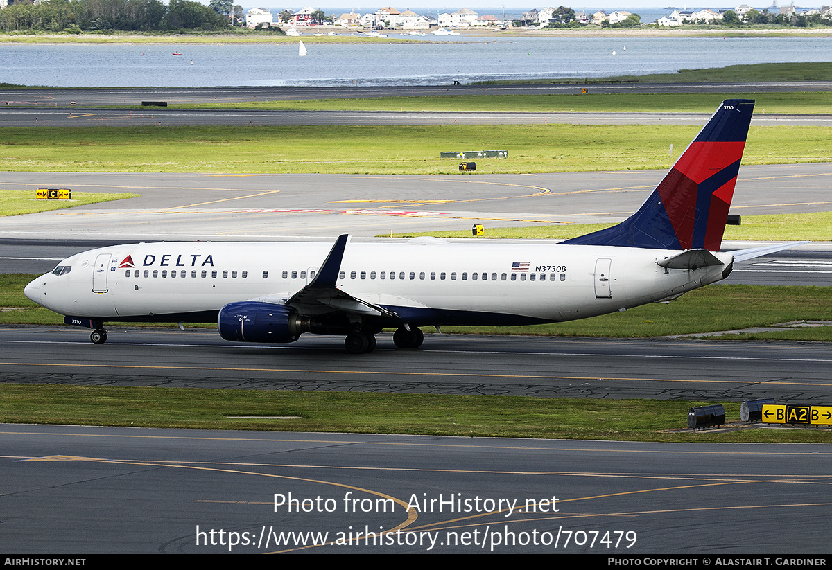 Aircraft Photo of N3730B | Boeing 737-832 | Delta Air Lines | AirHistory.net #707479