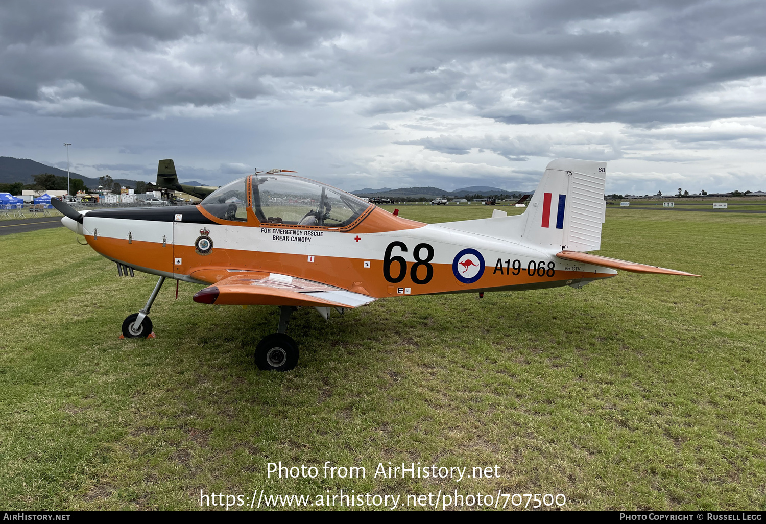 Aircraft Photo of VH-CTV / A19-068 | New Zealand CT-4A Airtrainer | Australia - Air Force | AirHistory.net #707500