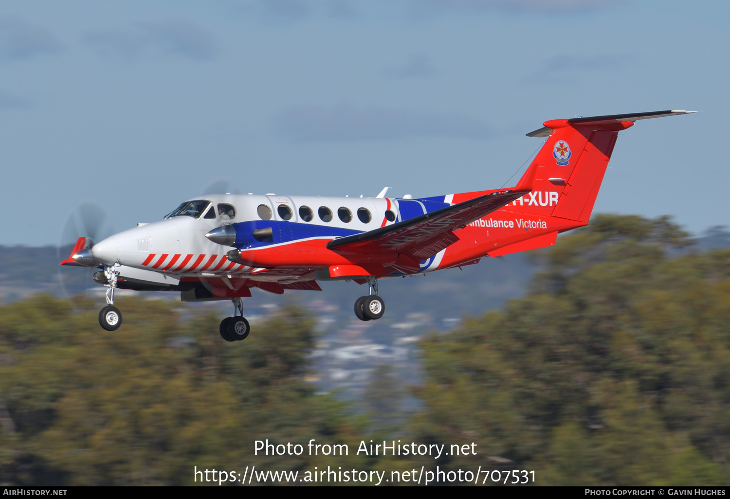 Aircraft Photo of VH-XUR | Beechcraft B300 King Air 360 | Ambulance Victoria | AirHistory.net #707531