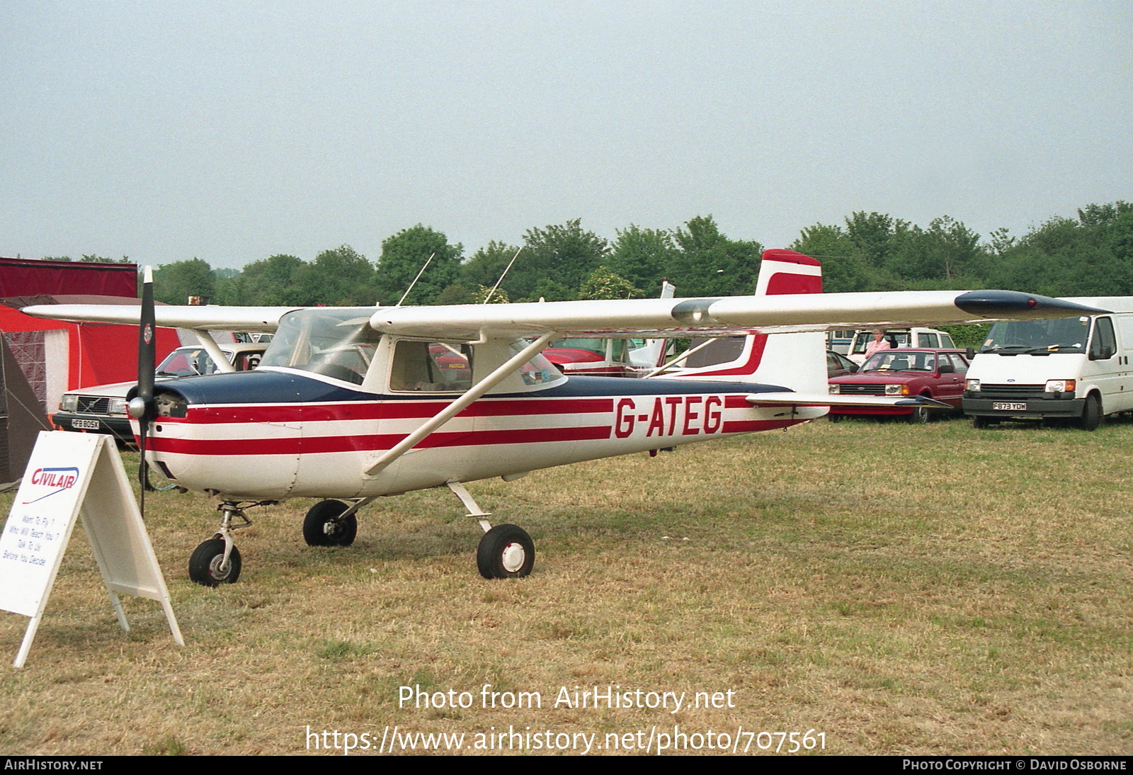 Aircraft Photo of G-ATEG | Cessna 150E | AirHistory.net #707561