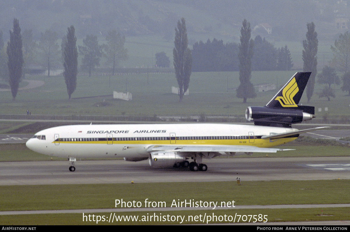 Aircraft Photo of 9V-SDE | McDonnell Douglas DC-10-30 | Singapore Airlines | AirHistory.net #707585