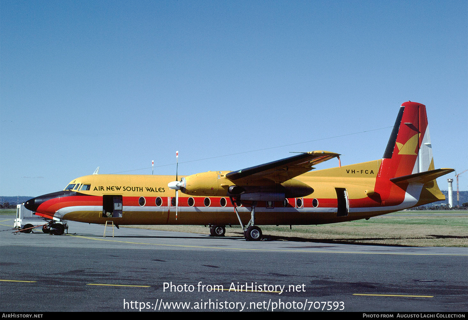 Aircraft Photo of VH-FCA | Fokker F27-500F Friendship | Air New South Wales | AirHistory.net #707593