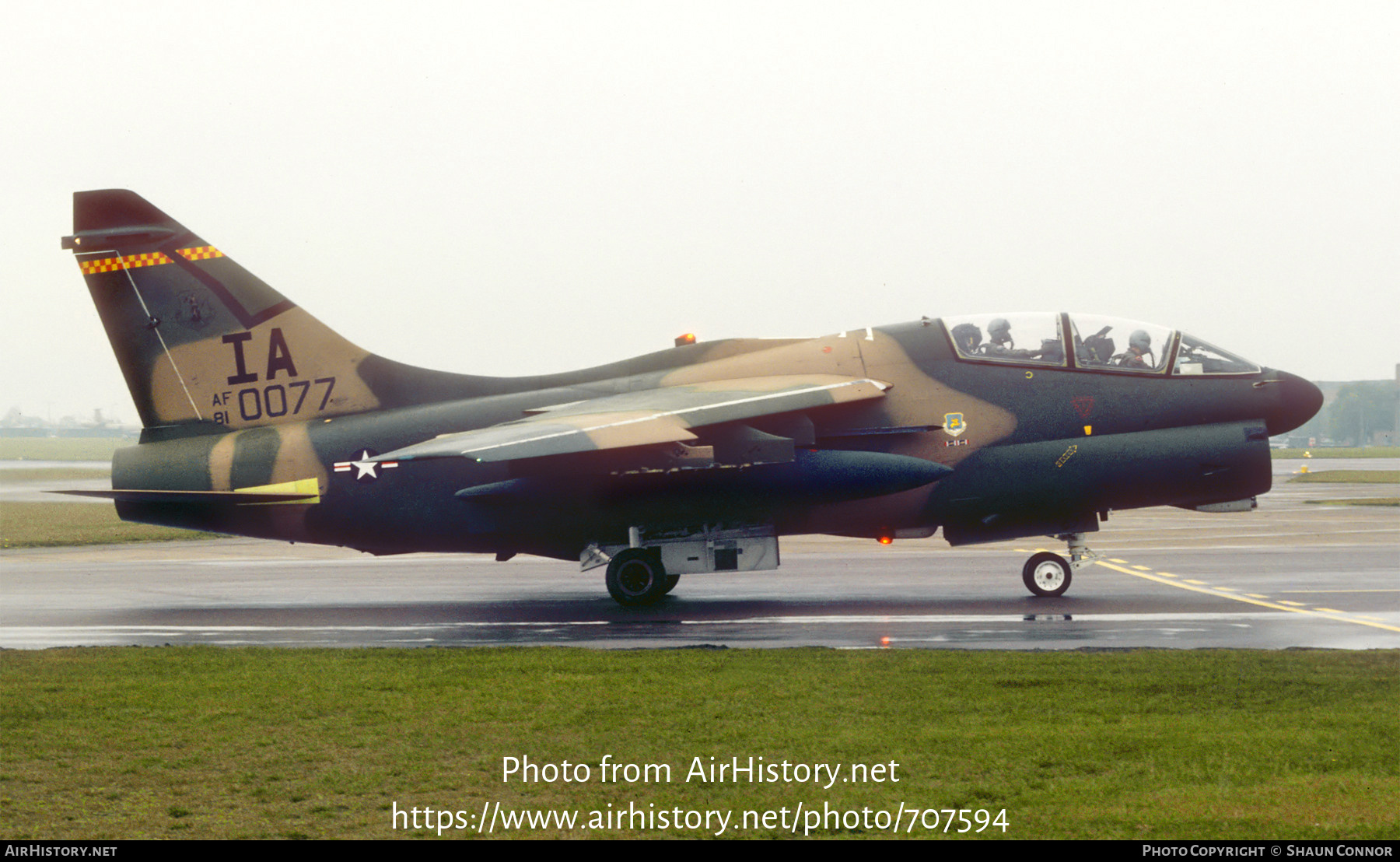 Aircraft Photo of 81-0077 / AF81-0077 | Vought A-7K Corsair II | USA - Air Force | AirHistory.net #707594