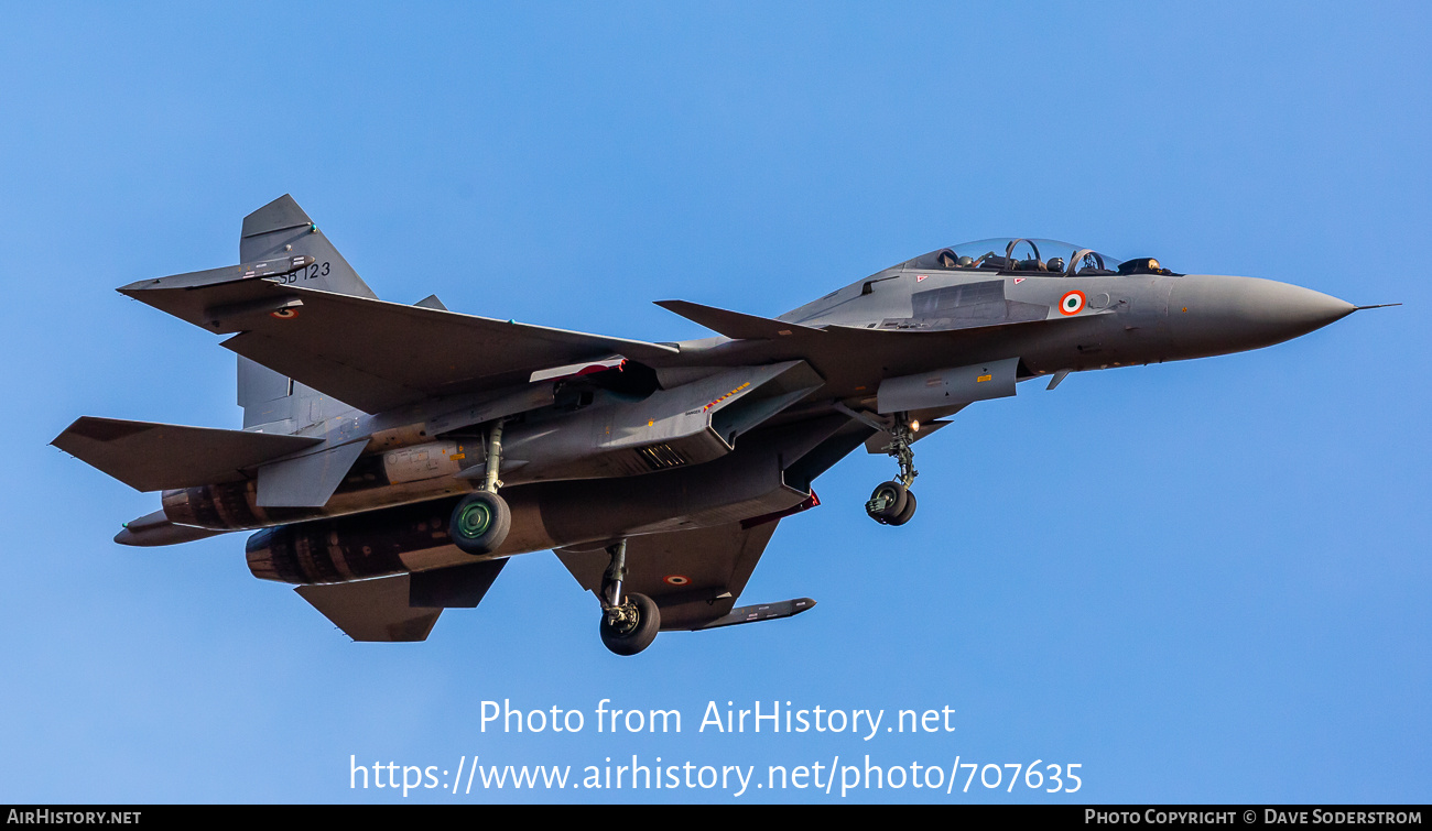 Aircraft Photo of SB123 | Sukhoi Su-30MKI-3 | India - Air Force | AirHistory.net #707635