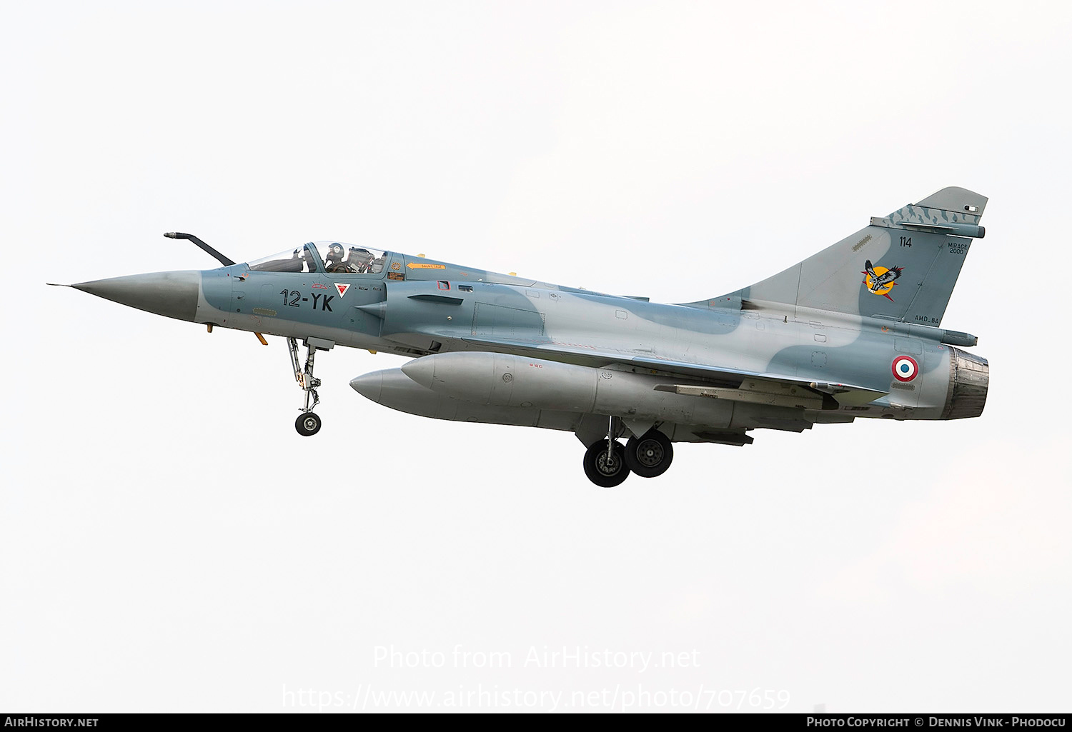 Aircraft Photo of 114 | Dassault Mirage 2000C | France - Air Force | AirHistory.net #707659