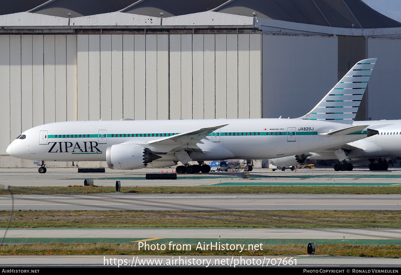 Aircraft Photo of JA826J | Boeing 787-8 Dreamliner | ZipAir | AirHistory.net #707661