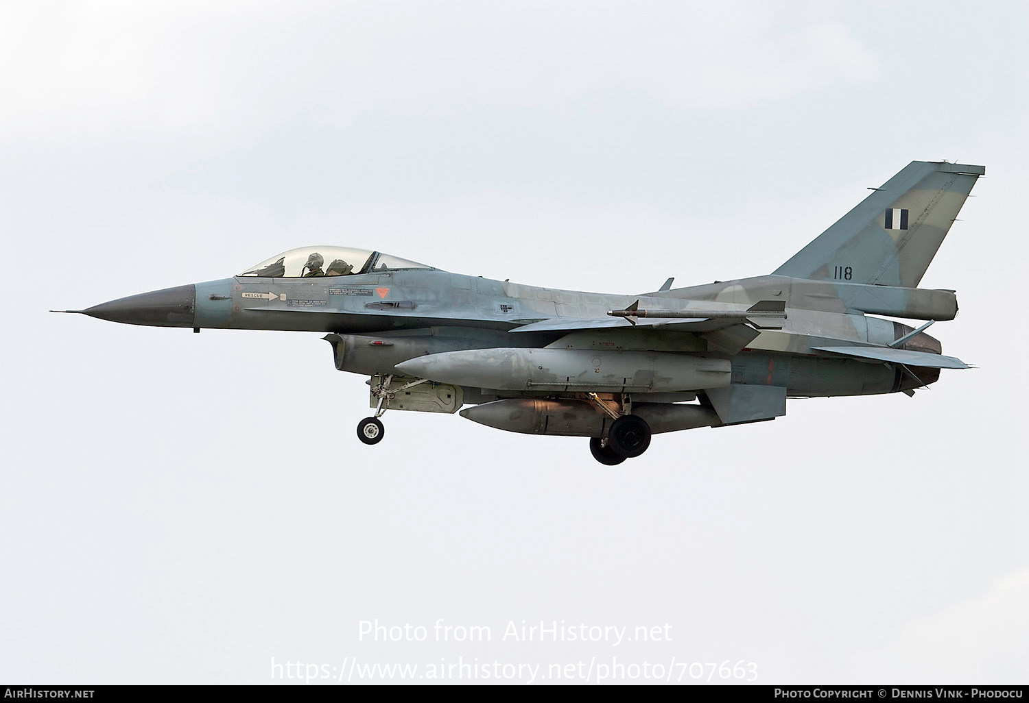 Aircraft Photo of 118 | General Dynamics F-16C Fighting Falcon | Greece - Air Force | AirHistory.net #707663