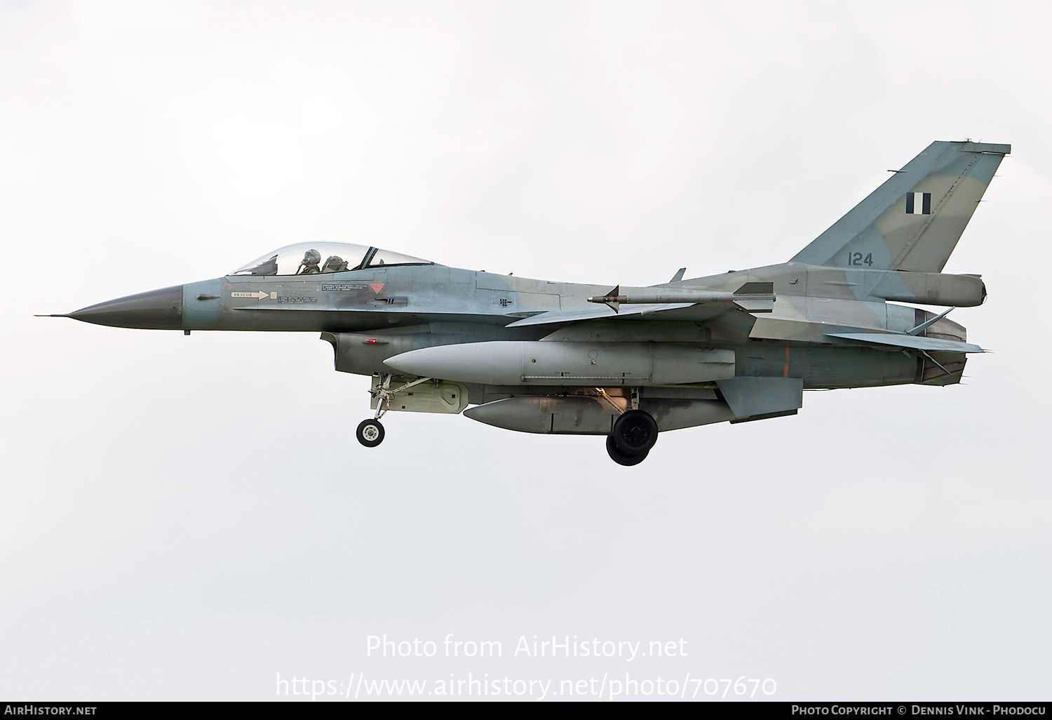 Aircraft Photo of 124 | General Dynamics F-16C Fighting Falcon | Greece - Air Force | AirHistory.net #707670