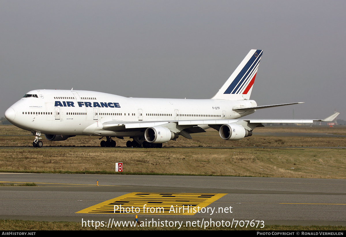 Aircraft Photo of F-GITF | Boeing 747-428 | Air France | AirHistory.net #707673