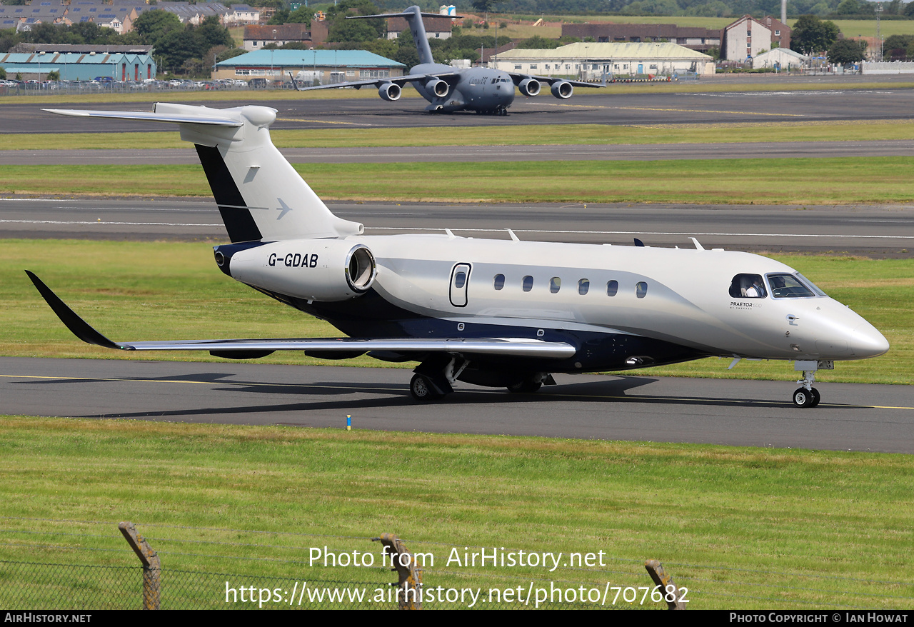 Aircraft Photo of G-GDAB | Embraer EMB-550 Praetor 600 | AirHistory.net #707682