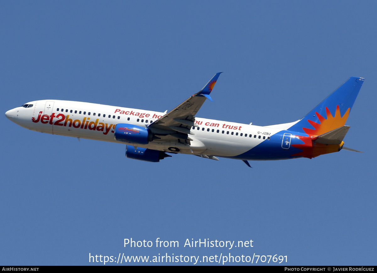 Aircraft Photo of G-JZBZ | Boeing 737-86J | Jet2 Holidays | AirHistory.net #707691