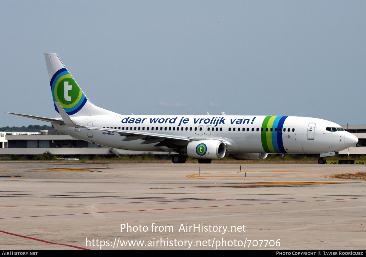 Aircraft Photo of PH-HSC | Boeing 737-8K2 | Transavia | AirHistory.net #707706