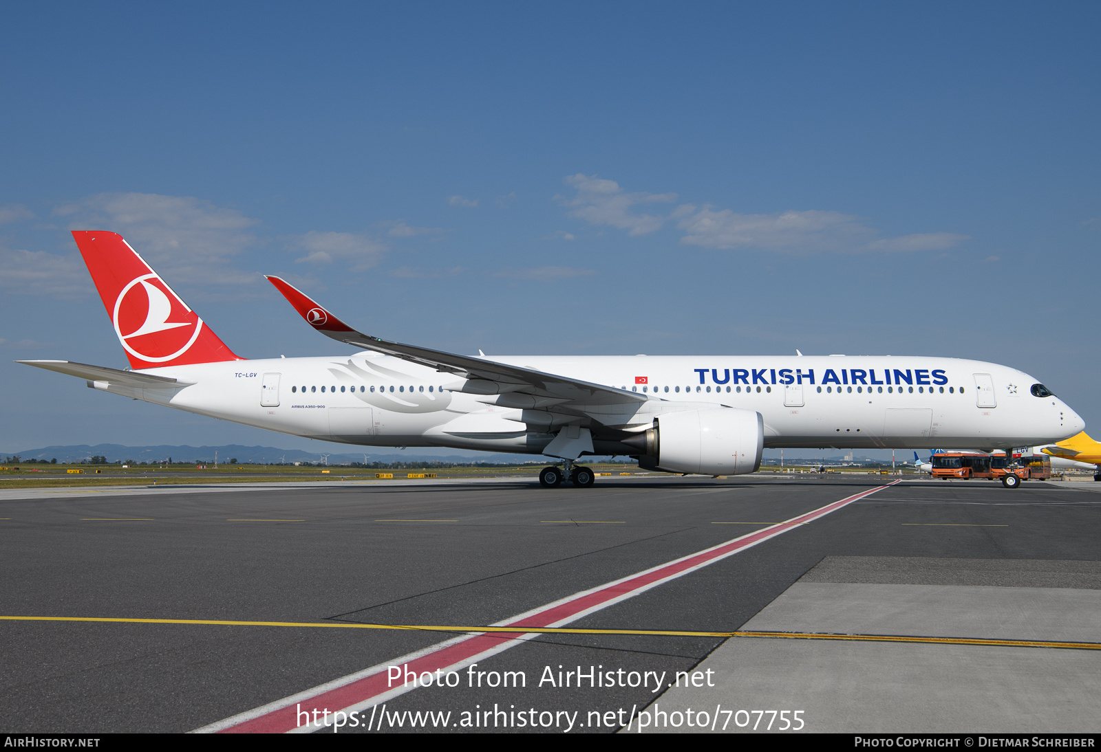 Aircraft Photo of TC-LGV | Airbus A350-941 | Turkish Airlines | AirHistory.net #707755