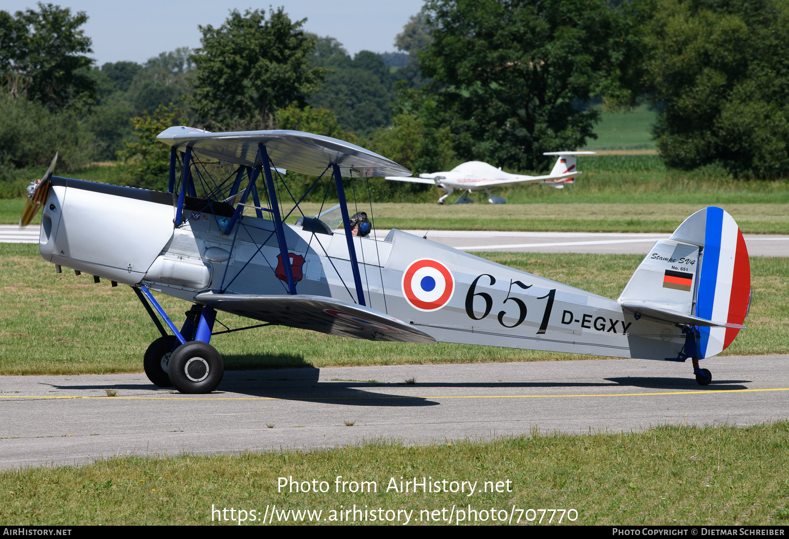 Aircraft Photo of D-EGXY / 651 | Stampe-Vertongen SV-4A | France - Air Force | AirHistory.net #707770