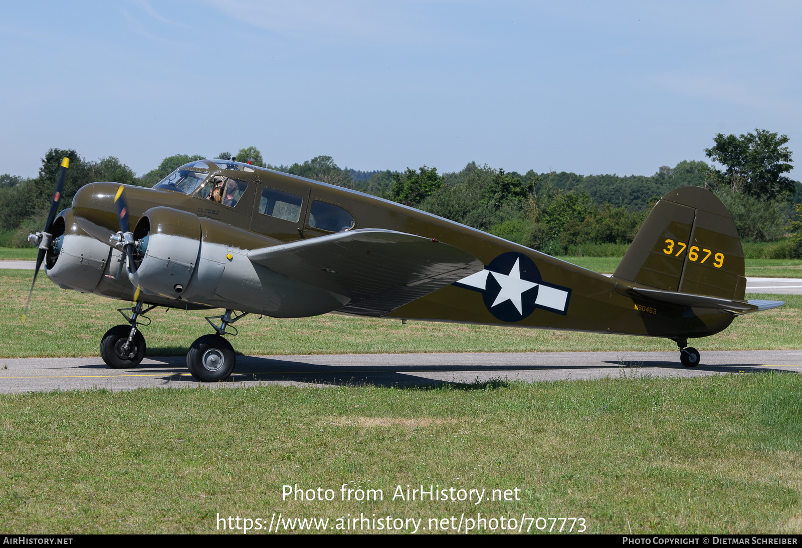 Aircraft Photo of N60453 / 37679 | Cessna T-50 Bobcat | USA - Air Force | AirHistory.net #707773