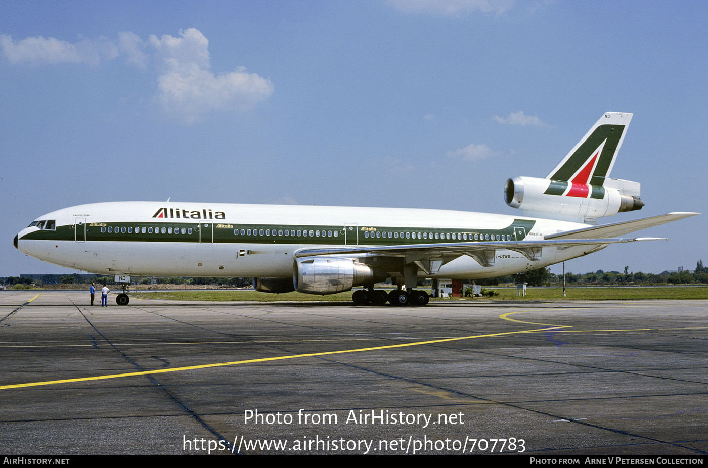 Aircraft Photo of I-DYND | McDonnell Douglas DC-10-30 | Alitalia | AirHistory.net #707783