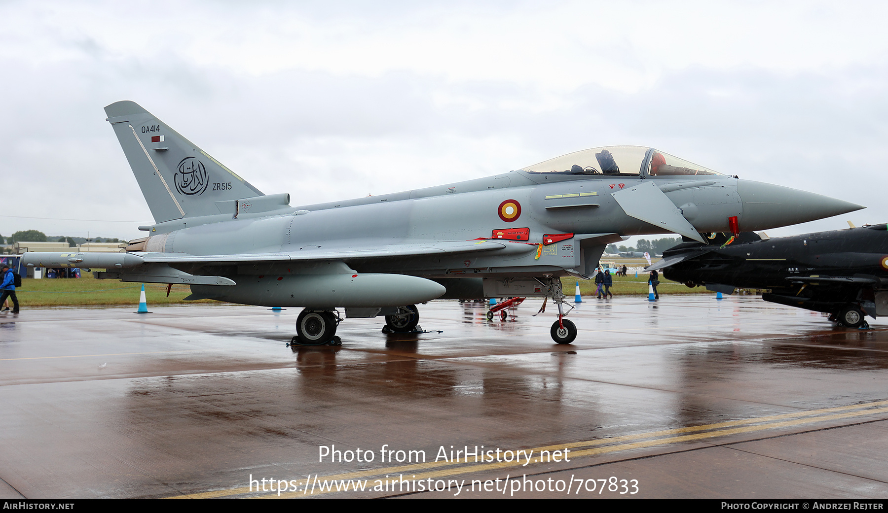 Aircraft Photo of QA414 / ZR515 | Eurofighter EF-2000 Typhoon | Qatar - Air Force | AirHistory.net #707833