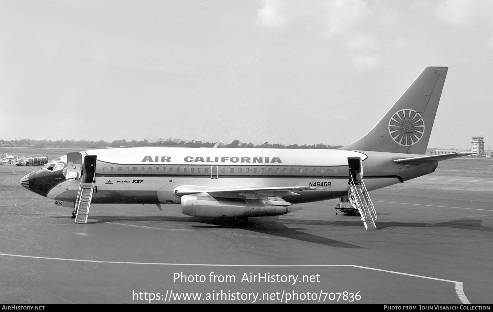 Aircraft Photo of N464GB | Boeing 737-293 | Air California | AirHistory.net #707836