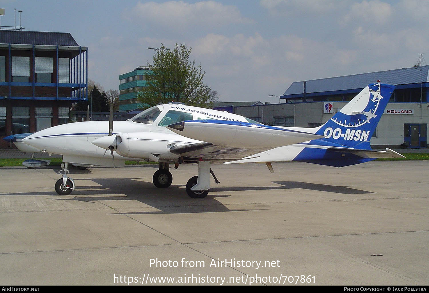 Aircraft Photo of OO-MSN | Cessna T310R | Aerodata Surveys | AirHistory.net #707861