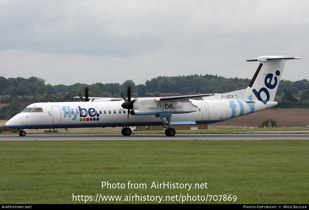 Aircraft Photo of G-JECK | Bombardier DHC-8-402 Dash 8 | Flybe | AirHistory.net #707869