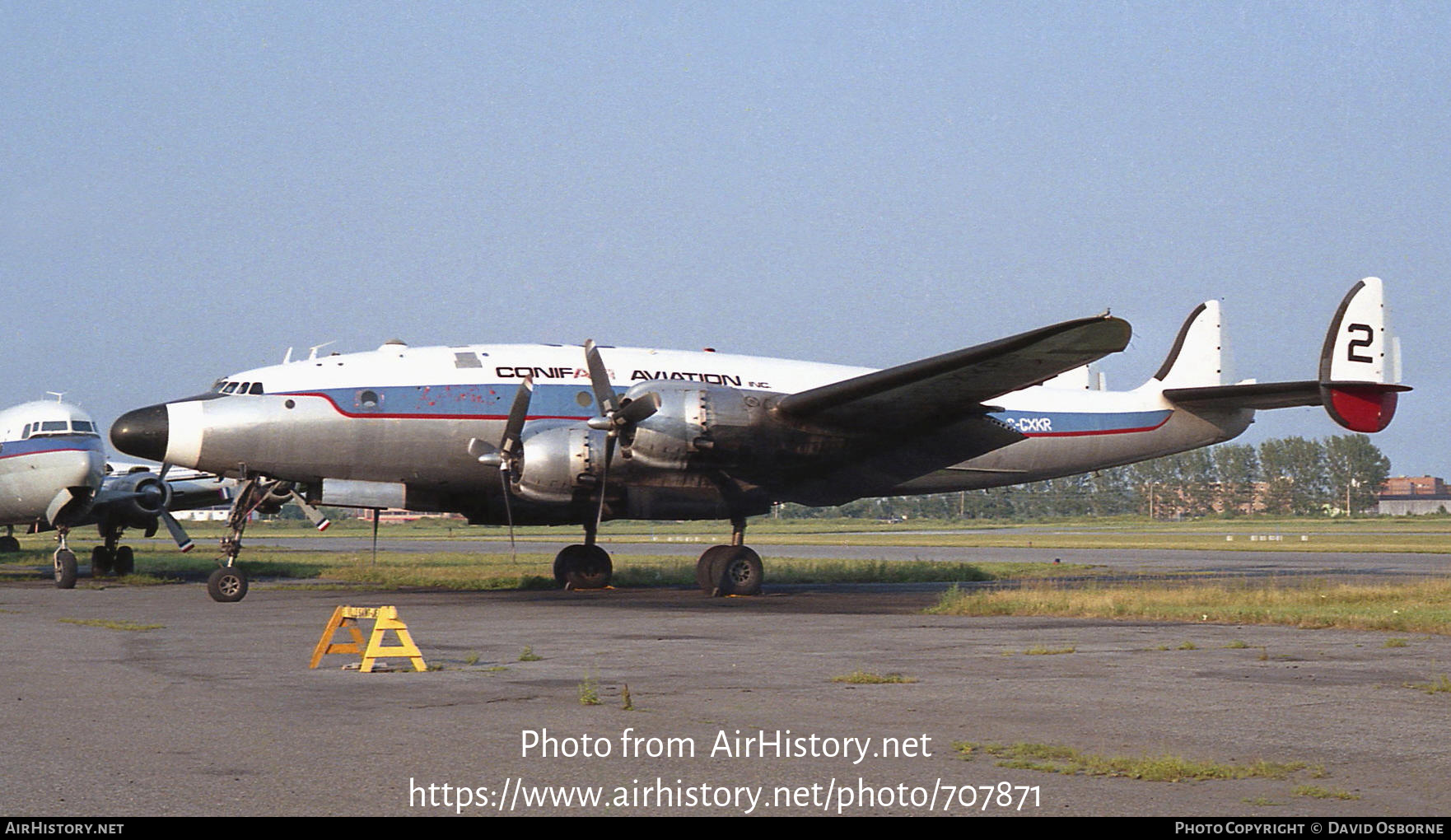 Aircraft Photo of C-GXKR | Lockheed C-121A Constellation | Conifair Aviation | AirHistory.net #707871