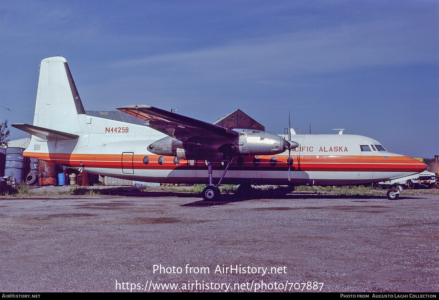 Aircraft Photo of N4425B | Fairchild F-27F | Pacific Alaska Airlines | AirHistory.net #707887