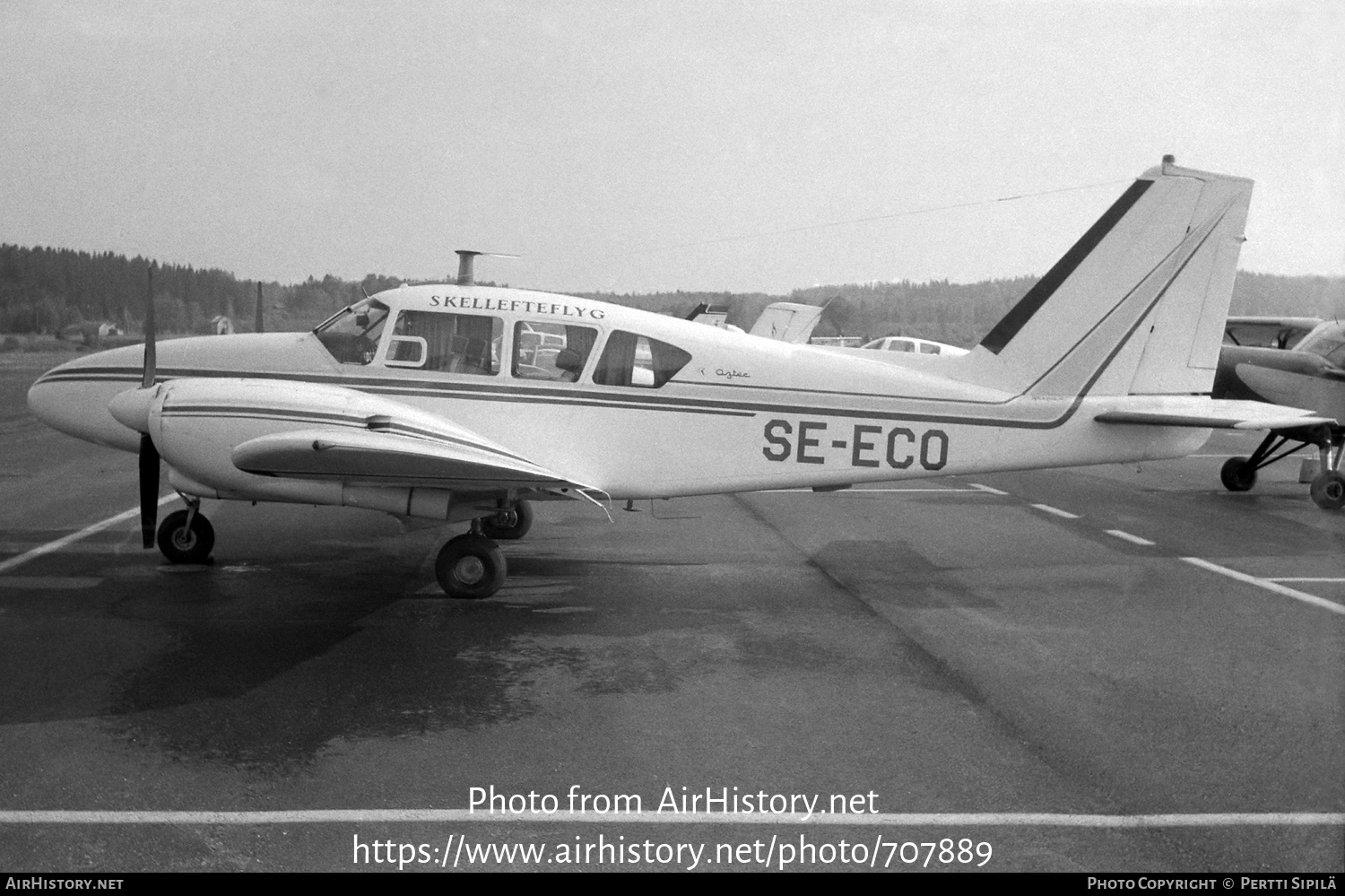 Aircraft Photo of SE-ECO | Piper PA-23-250 Aztec B | Skellefteflyg | AirHistory.net #707889