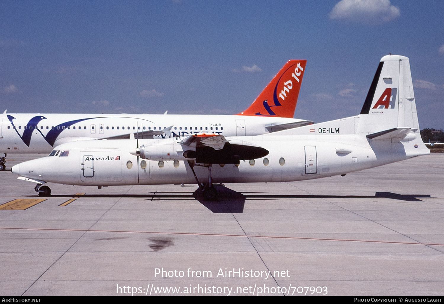 Aircraft Photo of OE-ILW | Fokker F27-500 Friendship | Amerer Air | AirHistory.net #707903