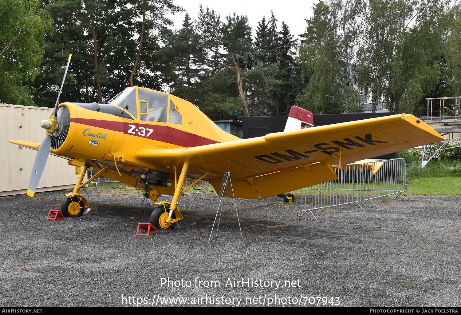 Aircraft Photo of DM-SNK | Let Z-37A Cmelak | Interflug | AirHistory.net #707943