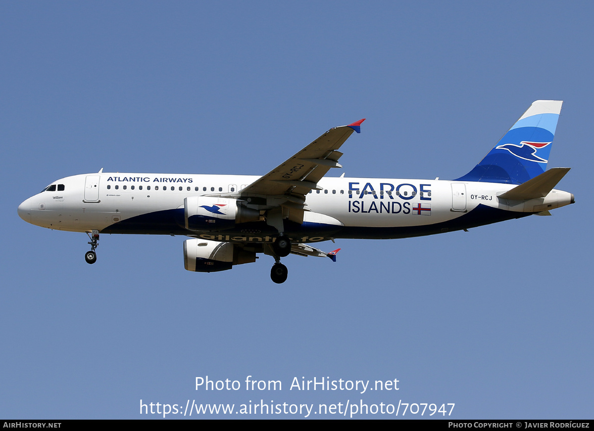 Aircraft Photo of OY-RCJ | Airbus A320-214 | Atlantic Airways | AirHistory.net #707947