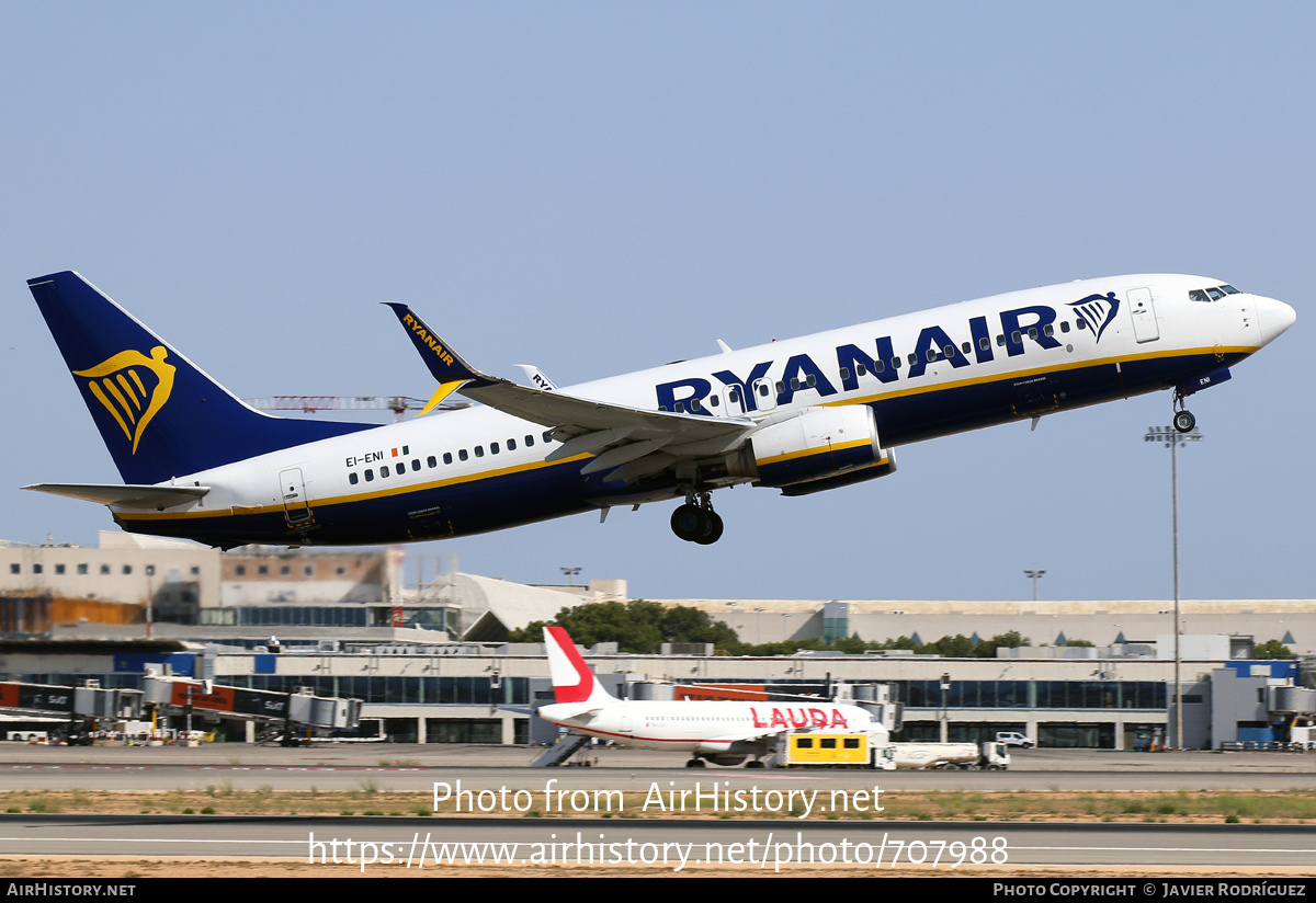 Aircraft Photo of EI-ENI | Boeing 737-8AS | Ryanair | AirHistory.net #707988