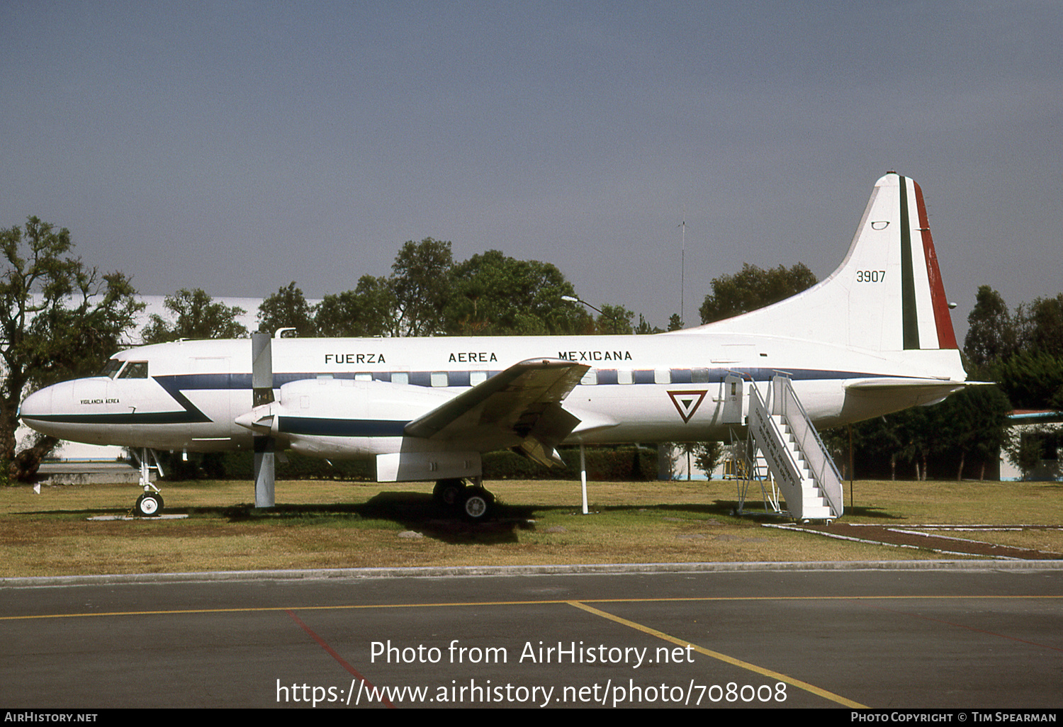 Aircraft Photo of 3907 | Convair 580 | Mexico - Air Force | AirHistory.net #708008