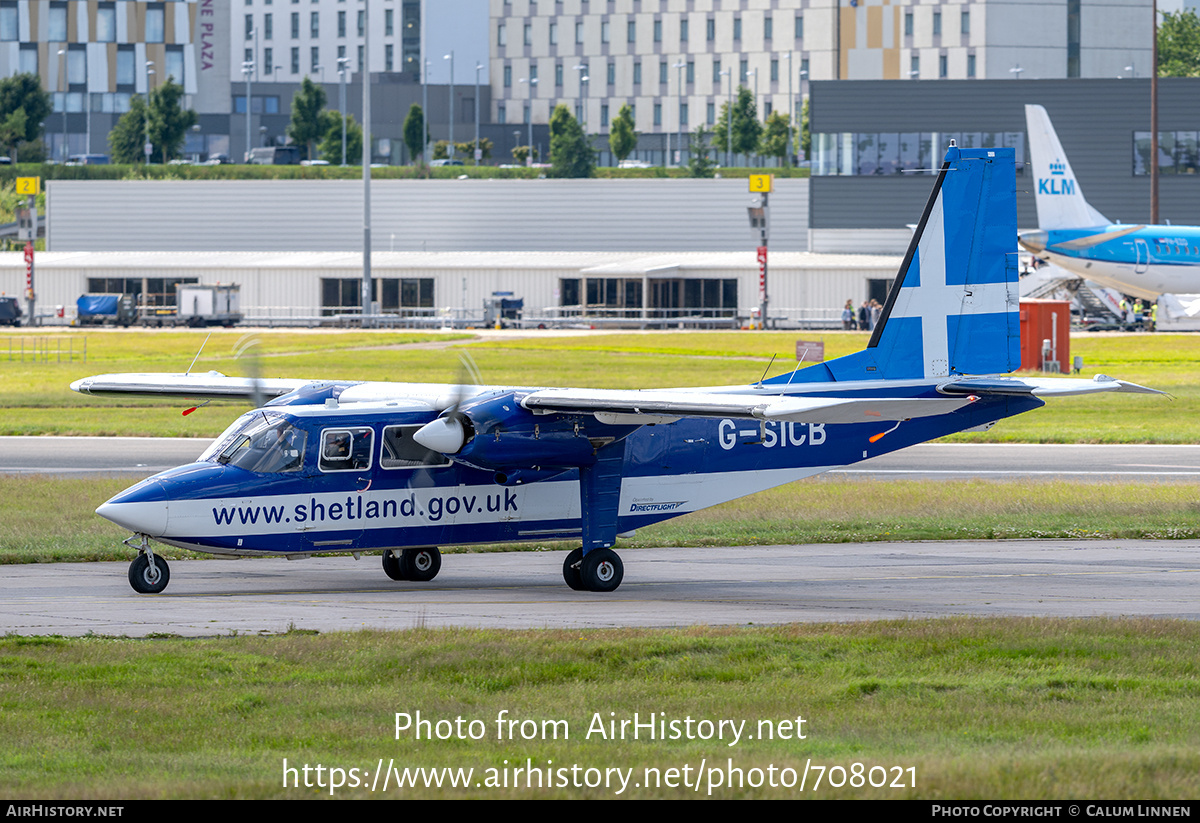 Aircraft Photo of G-SICB | Britten-Norman BN-2B-20 Islander | Shetland Islands Council | AirHistory.net #708021