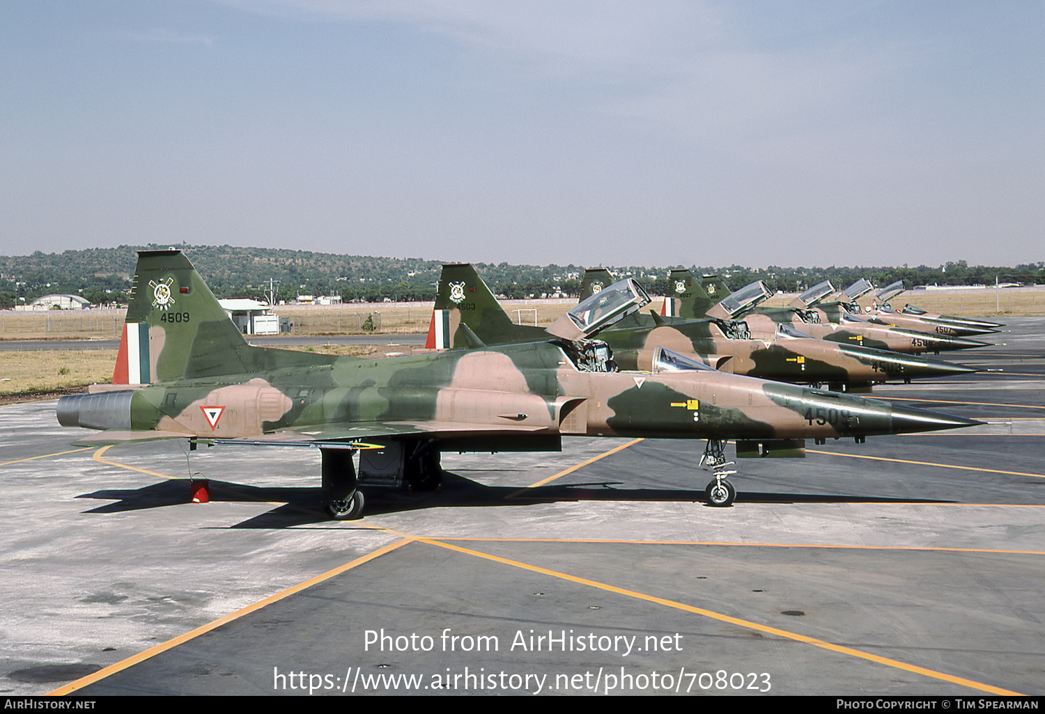 Aircraft Photo of 4509 | Northrop F-5E Tiger II | Mexico - Air Force | AirHistory.net #708023