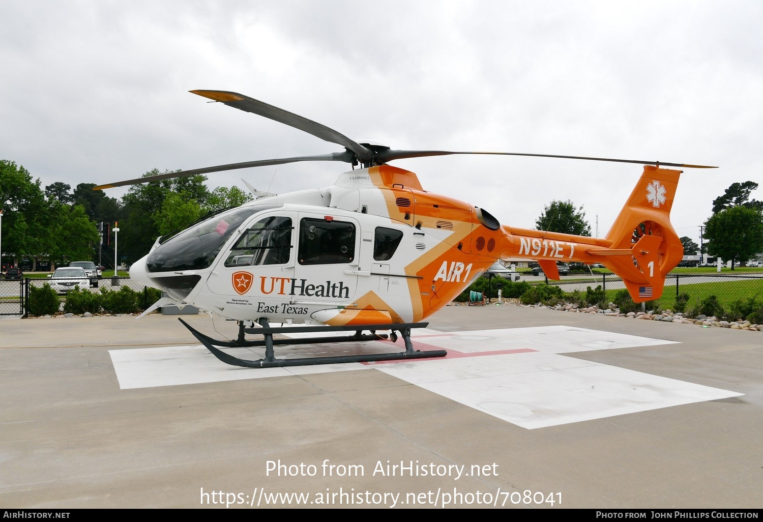 Aircraft Photo of N911ET | Airbus Helicopters H-135P-2+ | UT Health - University of Texas | AirHistory.net #708041