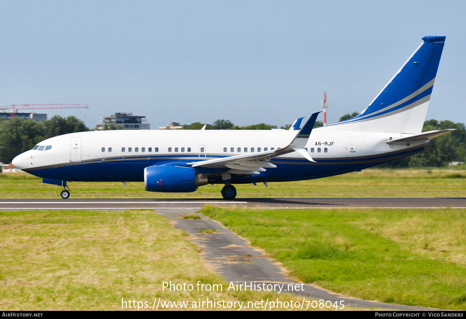 Aircraft Photo of A6-RJF | Boeing 737-7JZ BBJ | AirHistory.net #708045