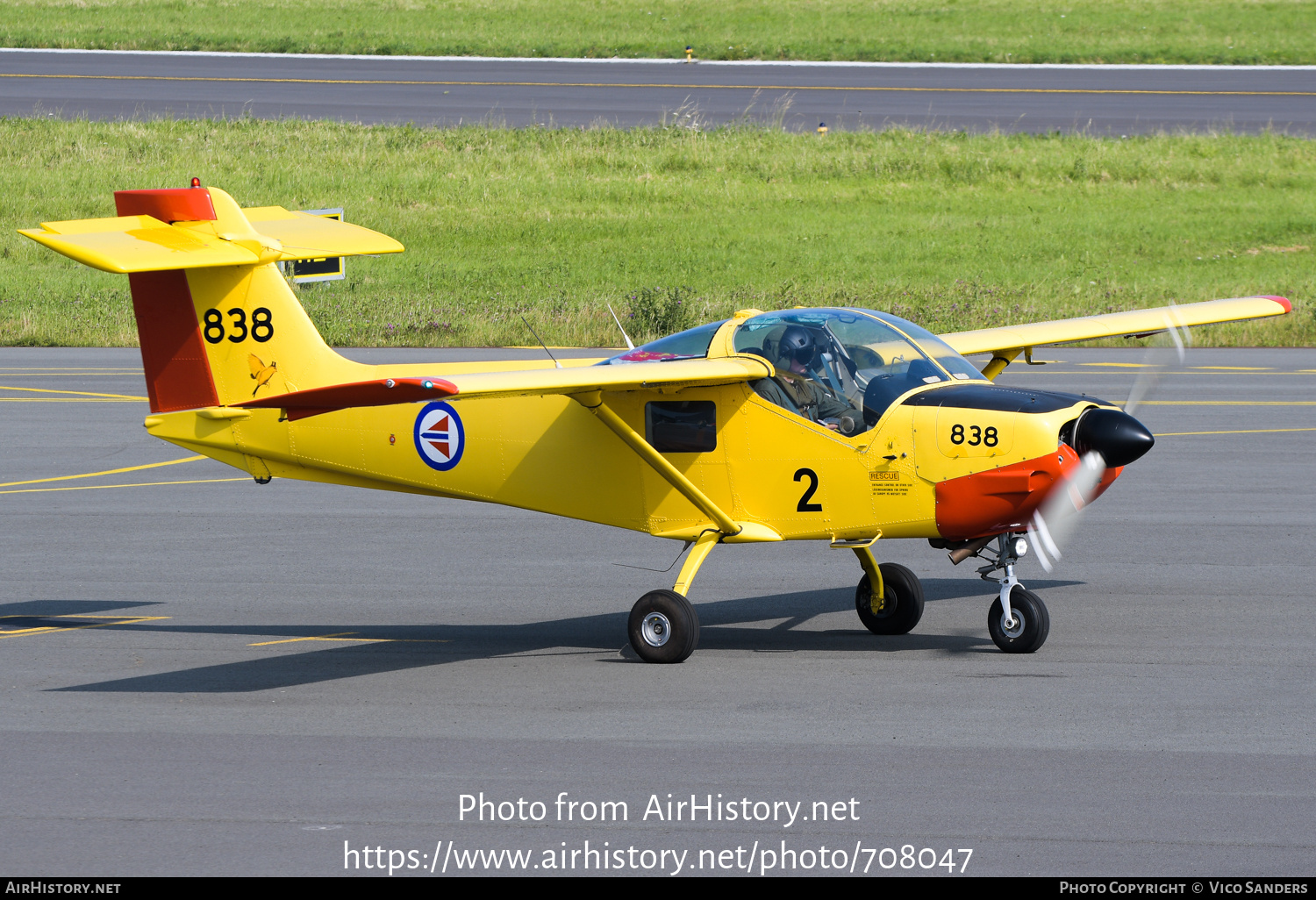 Aircraft Photo of 838 | Saab MFI-15-200A Safari | Norway - Air Force | AirHistory.net #708047