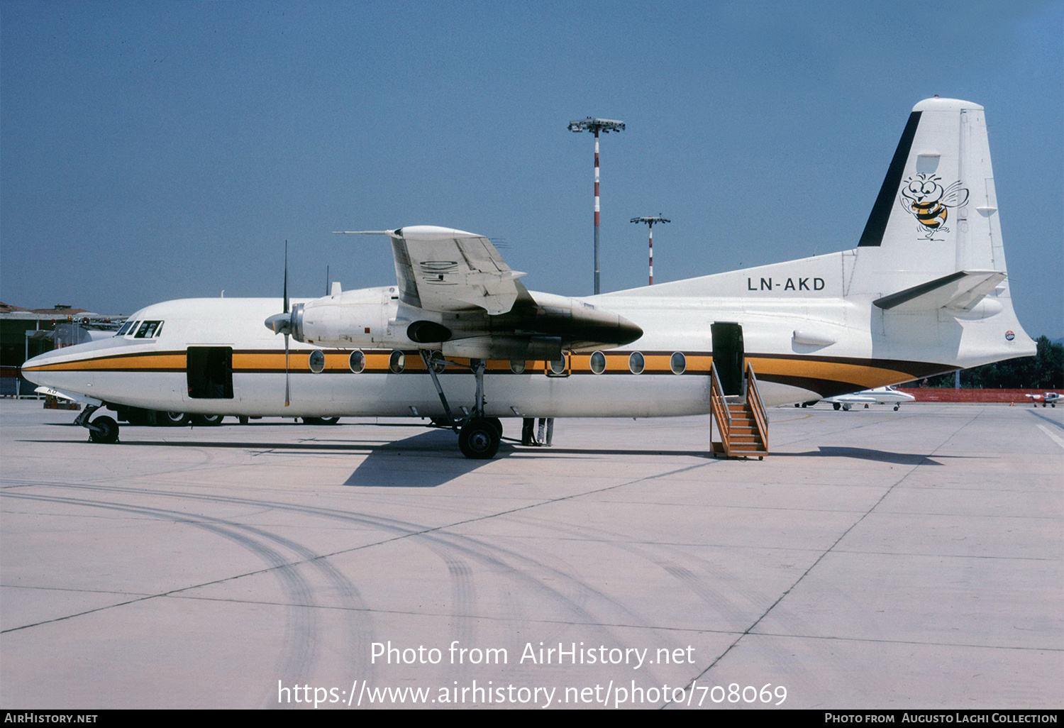 Aircraft Photo of LN-AKD | Fokker F27-200 Friendship | Busy Bee of Norway | AirHistory.net #708069